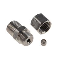178-0962 RS PRO 1/4 BSP Compression Fitting for Use with Thermocouple or PRT Probe, 3.175mm Probe