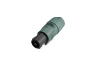 rcls4f-g-000-1 Re-An Products RCLS4F-G-000-1 Cable Mount Loudspeaker Connector Plug, 4 Way