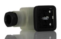 934425002-gdml-2016-led-230-ye-black Hirschmann GDML 2P+E DIN 43650 A, Female Solenoid Valve Connector with Indicator Light, 250 V Voltage