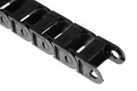 100250280 Igus 10, e-chain Black Cable Chain - Flexible Slot, W36 mm x D23mm, L1m, 28 mm Min. Bend Radius, Igumid G
