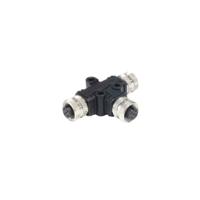 pxppvc12tsff05afbbfb Bulgin Tee Female Pole M12 Socket to 5 Pole M12 Socket Adapter
