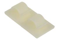 151-13604-rb8-pa66-na HellermannTyton Natural Nylon Cable clip, 8mm Max. Bundle