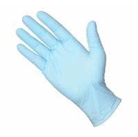 ld854-l Liscombe LD854 Blue Powder-Free Nitrile Disposable Gloves, Size L, 100 per Pack