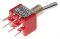 734-7034 RS PRO Toggle Switch, PCB Mount, On-(On), DPDT, Through Hole Terminal