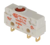 v4nst7ul Saia-Burgess Plunger Micro Switch, Solder Terminal, 5 A @ 250 V ac, SPDT, IP67