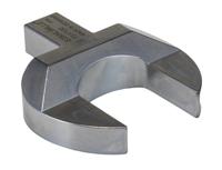 58211055 STAHLWILLE 731/100 Series Open Ended Insert Insertion Wrench, 114 mm, 22 x 28mm Insert, Chrome Plated Finish