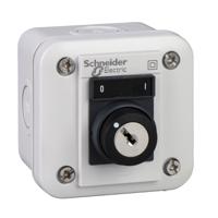 xale1441 Schneider Electric Push Button Control Station - SPDT, Polycarbonate, 1 Cutouts, Black, IP54