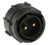 62gb-56tg14-02pn044 Amphenol Limited, 62GB 2 Way Cable Mount MIL Spec Circular Connector PlugOlive, Pin Contacts,Shell Size 14, Bayonet