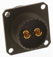 62gb-50t14-02sn Amphenol Limited, 62GB 2 Way Flange Mount MIL Spec Circular Connector Receptacle, Socket Contacts,Shell Size 14,