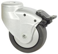 5025pjh080l51-10-ral9006 Tente Swivel Castor Wheel, 70kg Capacity, 80mm Wheel