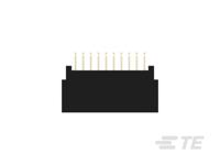 5650118-2 TE Connectivity Right Angle Female Edge Connector, PCB Mount, 20-Contacts, 2.54mm Pitch, 2-Row