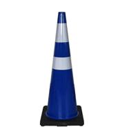 204-1792 RS PRO Weighted Blue 90 cm PVC Traffic & Safety Cone