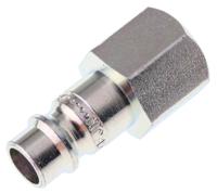 103205202 CEJN Steel Male Pneumatic Quick Connect Coupling, G 1/4 Female Threaded