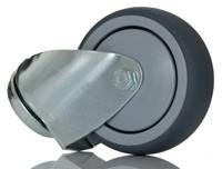2470pjx100p30chc10x90 Tente Swivel Castor Wheel, 80kg Capacity, 100mm Wheel
