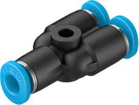 qsmy-4 Festo QSMY Series Y Tube-to-Tube Adaptor, Push In 4 mm to Push In 4 mm, Tube-to-Tube Connection Style, 153371