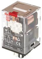 mks3pi-5-24vac Omron PCB Mount Relay, 24V ac Coil, 10A Switching Current, 3PDT