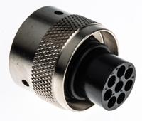 utg6128pn Souriau Sunbank by Eaton Circular Connector, 8 Contacts, Cable, Standard Connector, Socket, Male, IP65, UTG Series