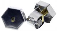 9927 Unex Brass (Bolt), Stainless Steel Thumb Hex Unex, 11mm Band Width, 7.4 → 10mm ID