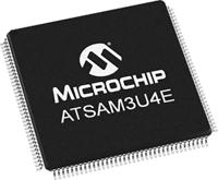 atsam3u4ea-au Microchip, 32 bit ARM Cortex M3, SAM3U Microcontroller, 96 MHz, 256kB FLASH, 144-Pin LQFP
