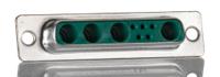 fm9w4s-k121-1731070062 FCT from Molex FM 9 Way Panel Mount D-sub Connector Socket, 2.84mm Pitch