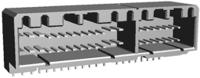 175446-6 TE Connectivity, MULTILOCK 040/070 Female Connector Housing, 42 Way, 2 Row Right Angle