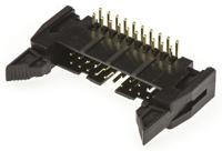 t816120a1r101ceu Amphenol Communications Solutions T816 Series Right Angle Through Hole PCB Header, 20 Contact(s), 2.54 mm Pitch, 2 Row,