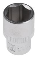 830-4029 RS PRO 1/4 in Drive 12mm Standard Socket, 6 point