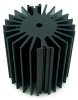 ila-hsink-radl-70x70mm-blk Intelligent LED Solutions Heatsink, SCOB, 70 (Dia.) x 70mm