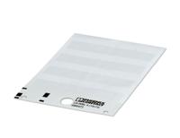 0800472 Phoenix Contact US-WML Adhesive Cable Markers, White, 0 → 6mm Cable,