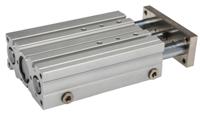 180-290 RS PRO Pneumatic Guided Cylinder - 25mm Bore, 100mm Stroke, Double Acting