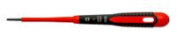 be-8220s Bahco Slotted  Screwdriver, 3 x 0.5 mm Tip, 100 mm Blade, VDE/1000V, 222 mm Overall