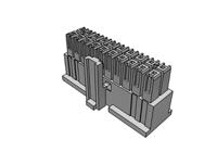 ipd1-10-d-k Samtec, IPD1 Male Crimp Connector Housing, 2.54mm Pitch, 20 Way, 2 Row