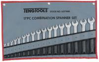 6517mm Teng Tools 17-Piece Spanner Set, 6 → 22 mm, Chrome Vanadium