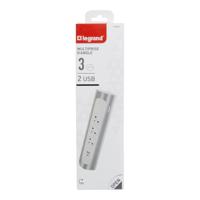 049409 Legrand 3 Socket Type E - French Extension Lead