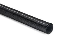 170-01108 HellermannTyton Polyester Black with White Cable Sleeve, 38mm Diameter, 15m Length,  Series