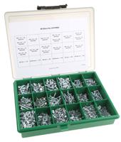 819-9000 RS PRO Steel 2370 Piece Slot Drive Screw/Bolt, Nut & Washer Kit