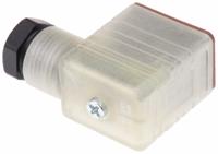 933571100-gml-209-nj-led-24-ye-black Hirschmann GML 2P+E DIN 43650 B, Female Solenoid Valve Connector with Indicator Light, 24 V Voltage