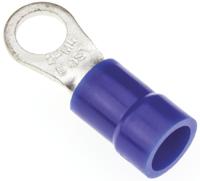 fn2-m4 JST, R Insulated Ring Terminal, 4mm Stud Size, 1mm² to 2.6mm² Wire Size, Blue
