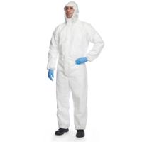 d15338160 DuPont White Disposable Coverall, 3XL