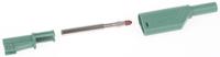934099104 Hirschmann Test & Measurement Green Male Banana Plug, 4 mm Connector, Screw Termination, Nickel Plating