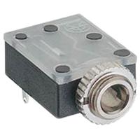 1503-17 Lumberg Jack Connector 3.5 mm PCB Mount Stereo Socket, 3Pole 1A