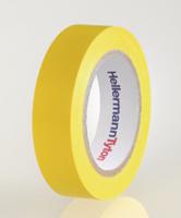 710-00102-htape-flex15-15x10-pvc-ye HellermannTyton HelaTape Flex Yellow Electrical Tape, 15mm x 10m