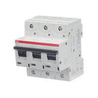 2ccs893001r0634-s803n-c63 ABB High Performance S800N MCB, 3P, 63A Curve C, 400V AC, 36 kA Breaking Capacity