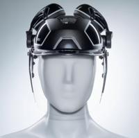 9790212 uvex Clear Flip Up PC Face Shield with Face, Head Guard , Resistant To High Speed Particles