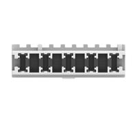 2404460-5 TE Connectivity 2404460 Series Receptacle Edge Connector, Board Mount, 3-Contacts, 2.5mm Pitch, 1-Row, Crimp Termination