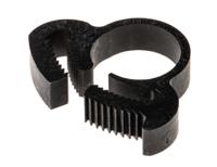 291-622 RS PRO Nylon  Snap Grip Hose Clamp, 6.4mm Band Width, 11.1 → 13.4mm ID