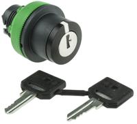 zb5fg03d Schneider Electric Harmony XB5 3-position Key Switch Head, Latching, 30mm Cutout