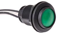 49-769025 ITW Switches 49-76 Series Push Button Switch, Momentary, Panel Mount, 30.5mm Cutout, SPST, Clear LED, 250V ac, IP67