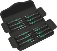 05073675001 Wera 5073675001 Hexagon; Phillips; Slotted; Torx Precision Screwdriver Set, 12-Piece