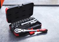253-166 RS PRO 40-Piece Metric 3/8 in Standard Socket/Bit Set with Ratchet